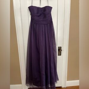 White by Vera Wang Amethyst Strapless Dress